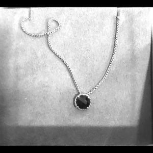 David Yurman Chântelaine Onyx Necklace